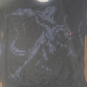 Black and Blue Graphic T-Shirt